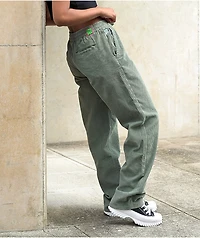 Empyre Jessie Sage Corduroy Elastic Waist Skate Pants