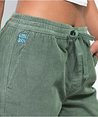 Empyre Jessie Sage Corduroy Elastic Waist Skate Pants