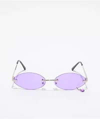 Empyre Jewel Round Lavender Sunglasses