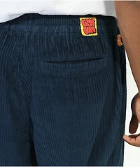 Empyre Johnny Blue Elastic Waist Corduroy Skate Pants