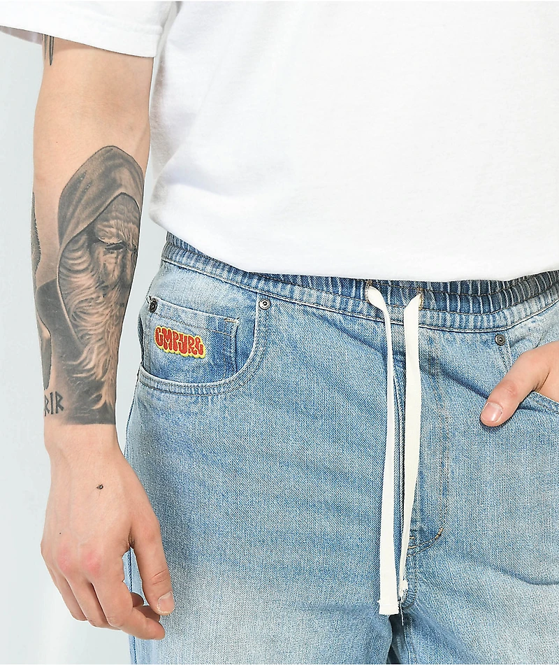 Empyre Johnny Denim Elastic Waist Skate Jeans