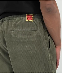 Empyre Johnny Olive Elastic Waist Corduroy Skate Pants