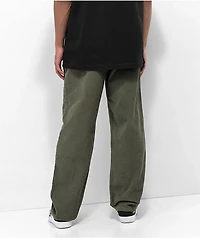 Empyre Johnny Olive Elastic Waist Corduroy Skate Pants