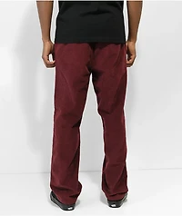 Empyre Johnny Red Elastic Waist Corduroy Skate Pants