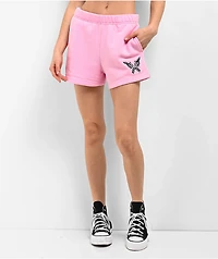 Empyre Jules Butterfly Prism Pink Sweat Shorts