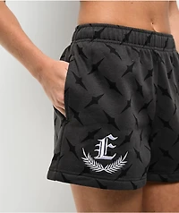 Empyre Jules Diamond Plate Grey Sweat Shorts