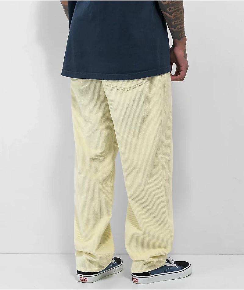 Empyre Jumbo Corduroy Cream Skate Pants