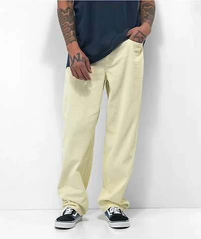 Empyre Jumbo Corduroy Cream Skate Pants