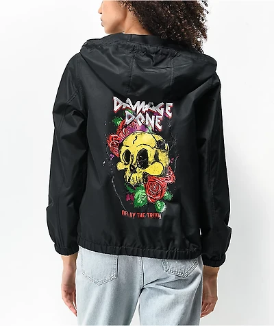 Empyre Kamryn Damage Done Black Windbreaker Jacket