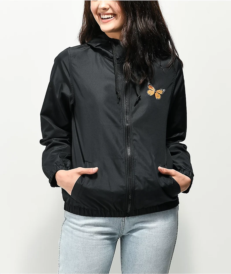 Empyre Kamryn Old Soul Black Windbreaker Jacket