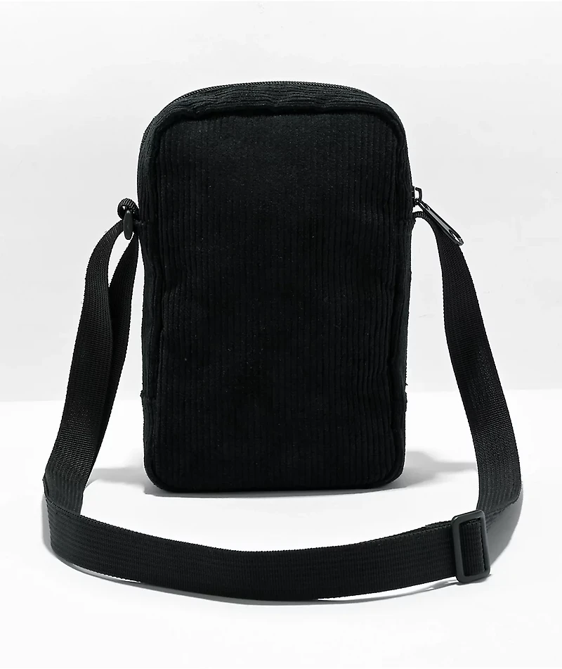 Empyre Key Black Corduroy Shoulder Bag