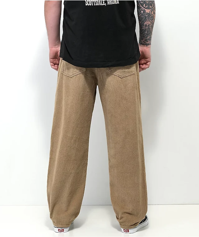 Empyre Khaki Corduroy Loose Fit Skate Pants Arden Fair