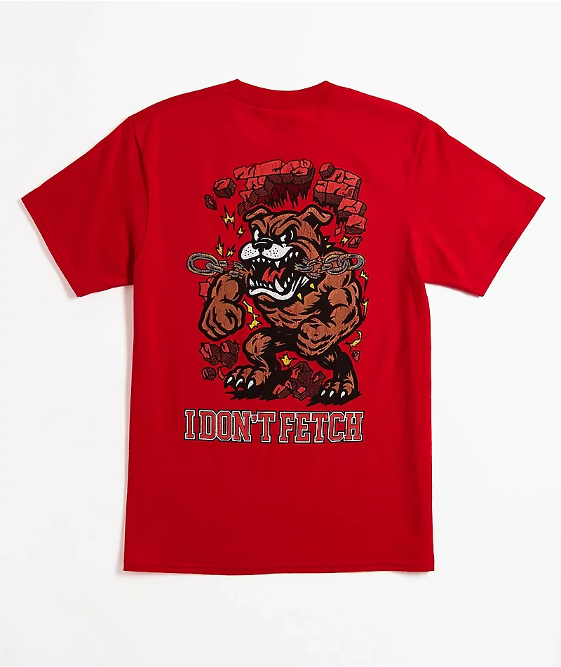 Empyre Kids Beware Of Dog Red T-Shirt