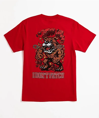 Empyre Kids Beware Of Dog Red T-Shirt