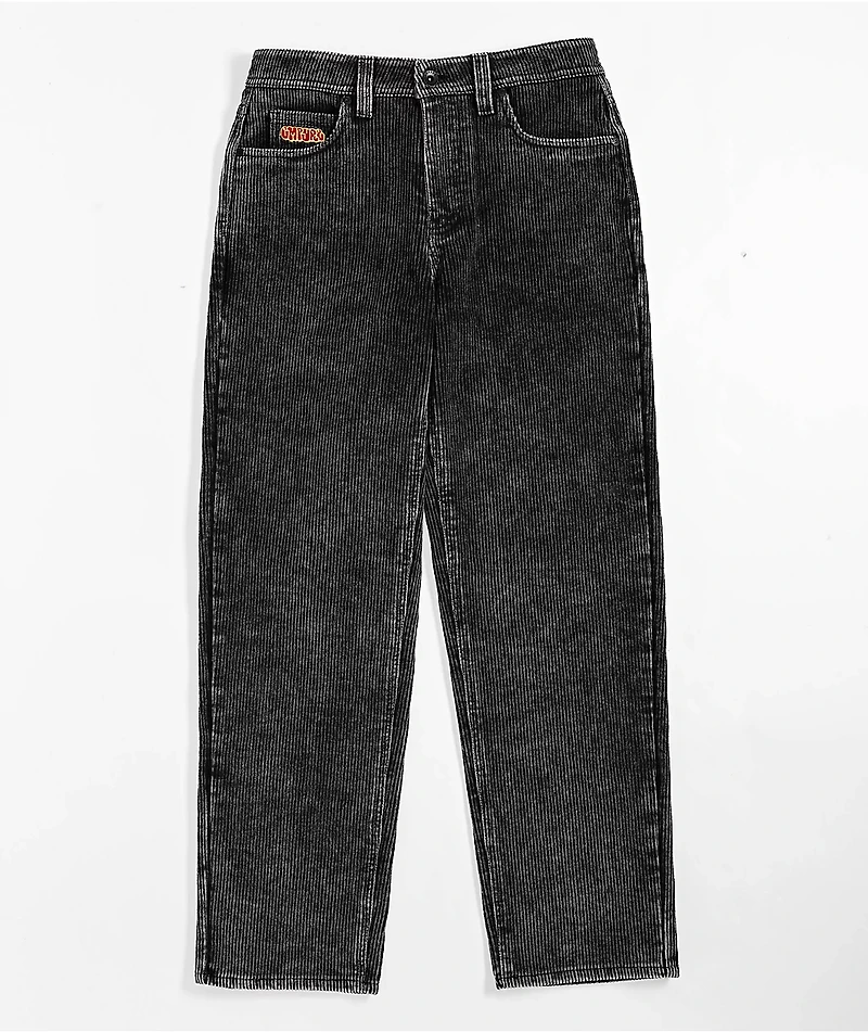 Empyre Kids Black Wash Corduroy Loose Fit Pants
