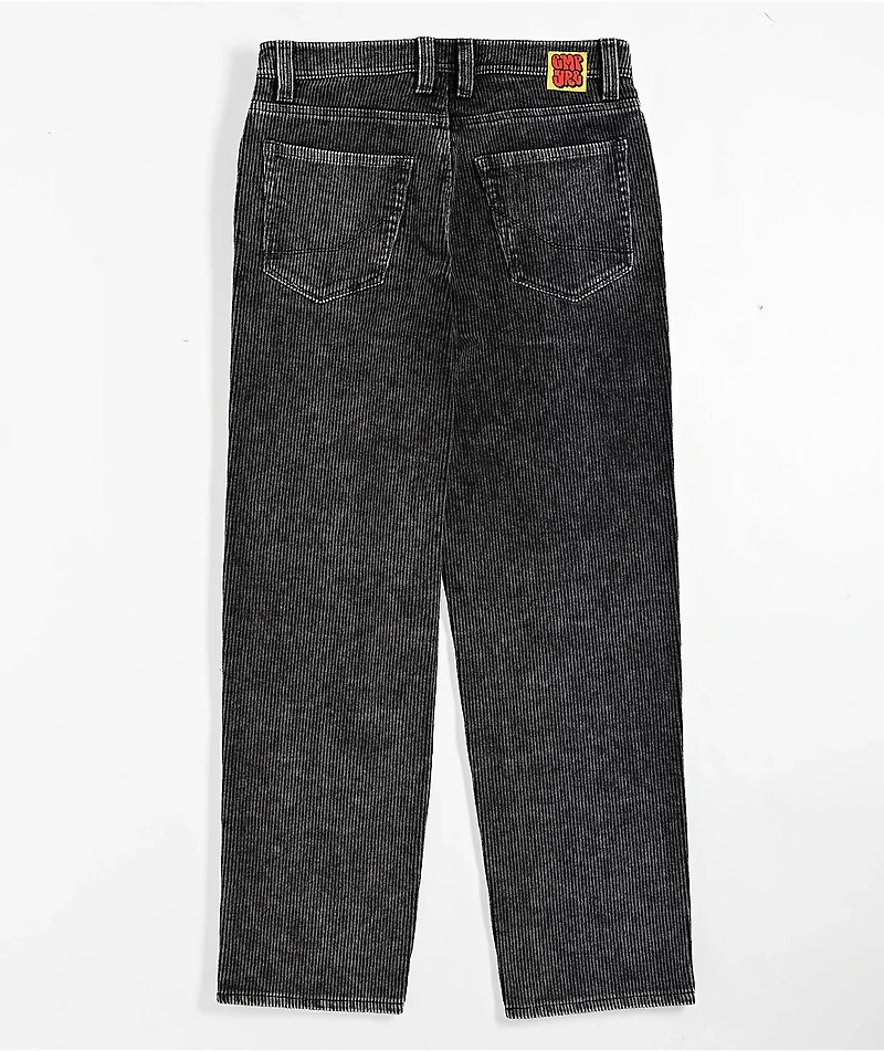 Empyre Kids Black Wash Corduroy Loose Fit Pants