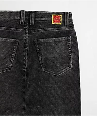 Empyre Kids Black Wash Corduroy Loose Fit Pants