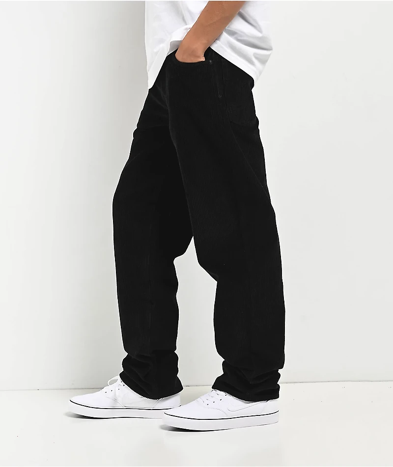 Empyre Kids Corduroy Black Loose Fit Skate Pants