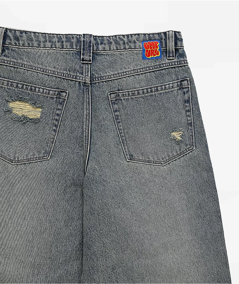 Empyre Kids Destroy Blue Wash Ultra Wide Jeans