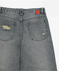 Empyre Kids Destroy Blue Wash Ultra Wide Jeans