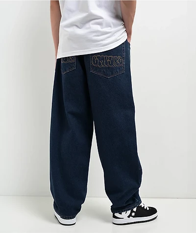 Empyre Kids Evening Blue Washed Ultra Loose Denim Jeans