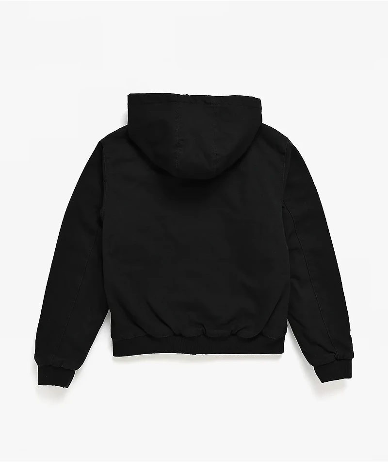 Empyre Kids Grate Black Hooded Canvas Jacket