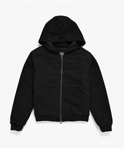 Empyre Kids Grate Black Hooded Canvas Jacket