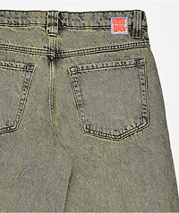 Empyre Kids Green Wash Ultra Wide Jeans