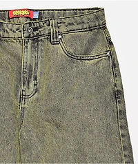 Empyre Kids Green Wash Ultra Wide Jeans
