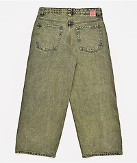 Empyre Kids Green Wash Ultra Wide Jeans