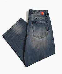 Empyre Kids Horse Power Blue Wash Ultra Wide Skate Jeans