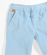 Empyre Kids Johnny Loose Fit Light Blue Corduroy Elastic Waist Skate Pants