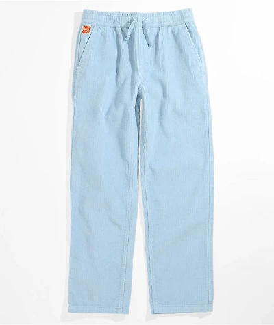 Empyre Kids Johnny Loose Fit Light Blue Corduroy Elastic Waist Skate Pants