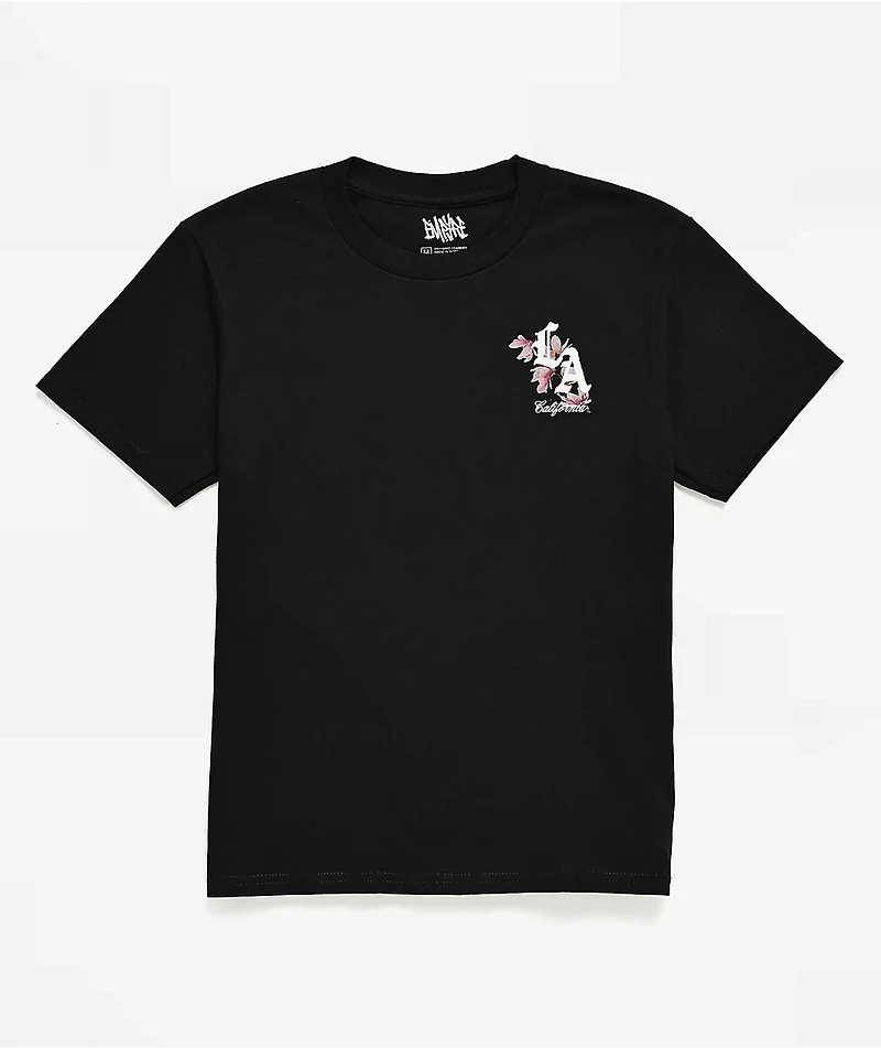 Empyre Kids LA Floral Black T-Shirt