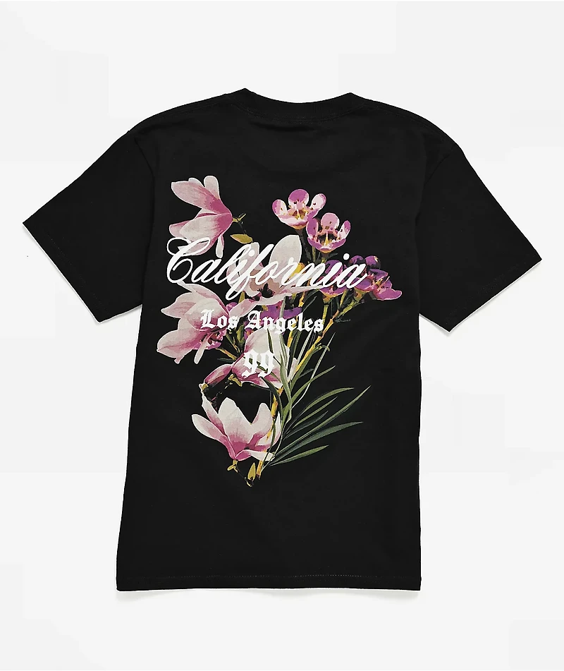 Empyre Kids LA Floral Black T-Shirt