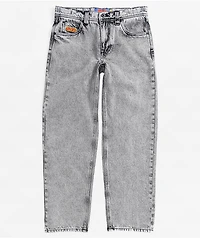 Empyre Kids Loose Fit Grey Scramble Skate Jeans
