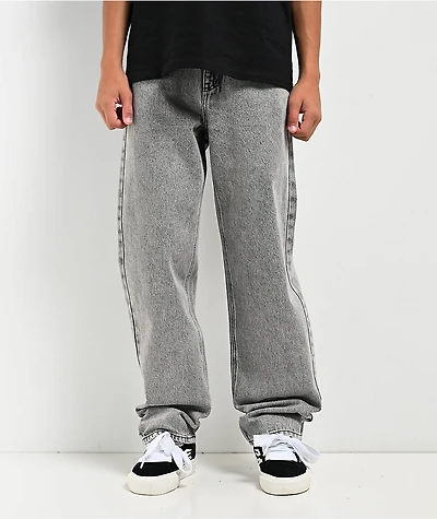 Empyre Kids Loose Fit Grey Scramble Skate Jeans