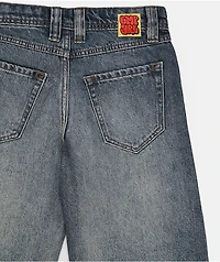 Empyre Kids Loose Fit Spin Blue Skate Shorts