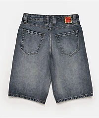 Empyre Kids Loose Fit Spin Blue Skate Shorts