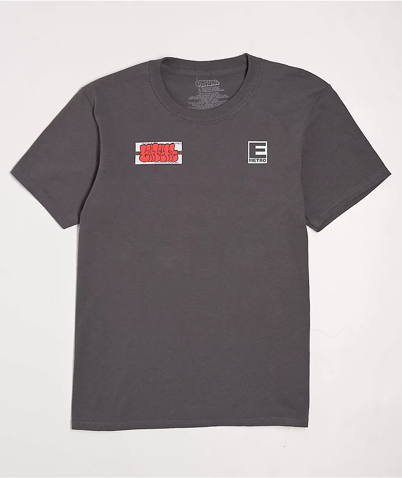 Empyre Kids Metro Zoomin Charcoal T-Shirt