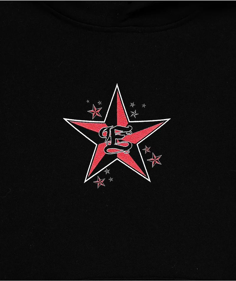 Empyre Kids Nautical Black Boxy Hoodie