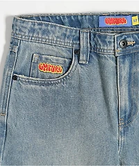 Empyre Kids Ollie Blue Wash Loose Fit Skate Jeans