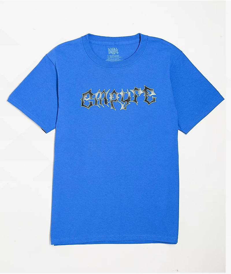 Empyre Kids Plaid Blue T-Shirt