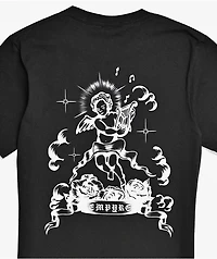 Empyre Kids Rose Cherub Black T-Shirt