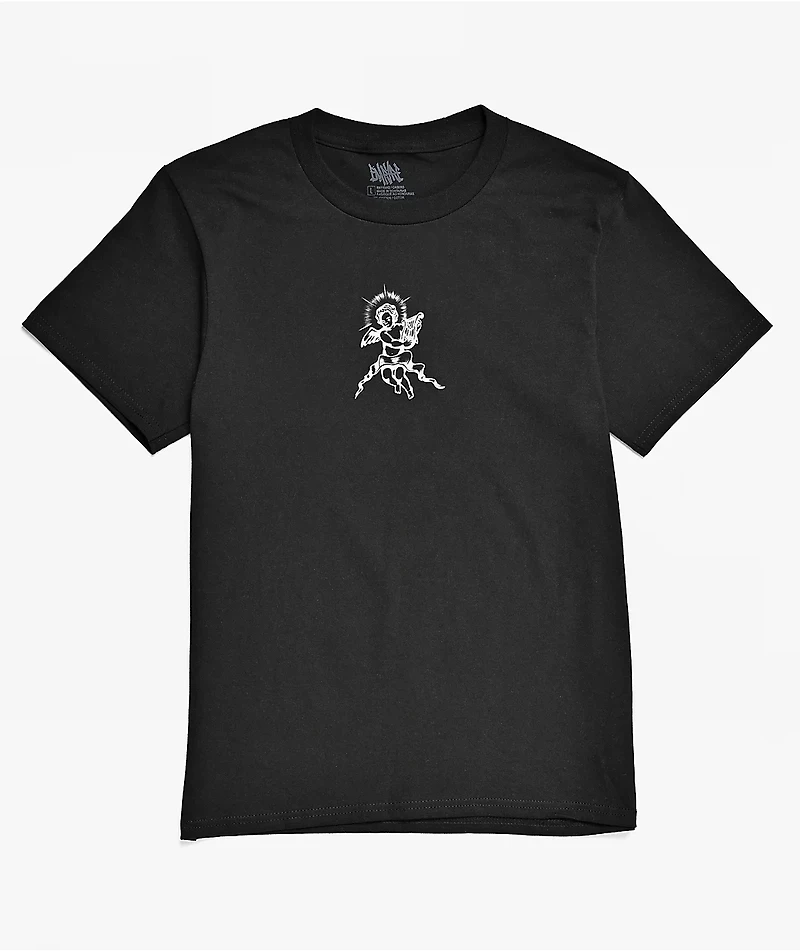Empyre Kids Rose Cherub Black T-Shirt