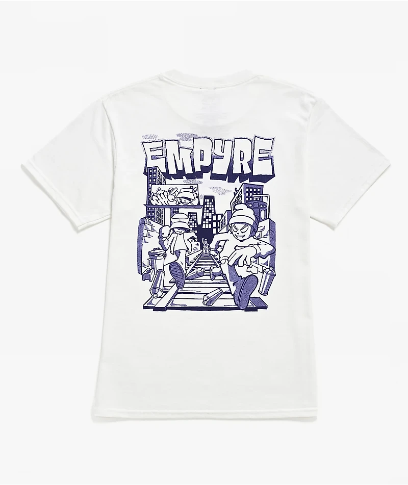 Empyre Kids Runners White T-Shirt