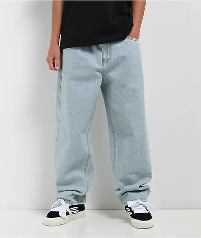 Empyre Kids SK8 Ultra Loose Fit Colby Light Blue Denim Skate Jeans