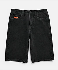 Empyre Kids Schmutz Black Wash Loose Fit Skate Shorts