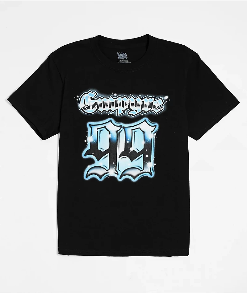 Empyre Kids Varsity Chrome Black T-Shirt