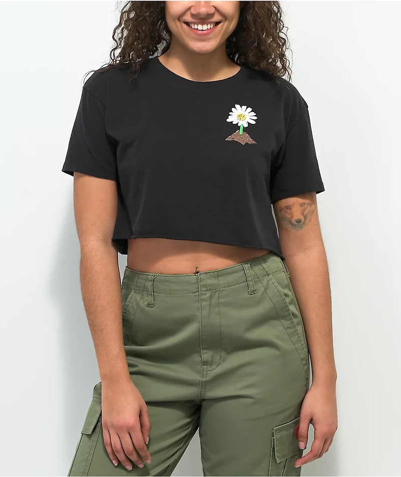 Empyre Kipsy Our Hands Black Crop T-Shirt